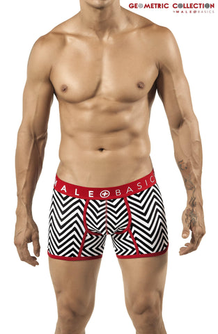 Malebasics Men's Chevron Print Boxer Brief
